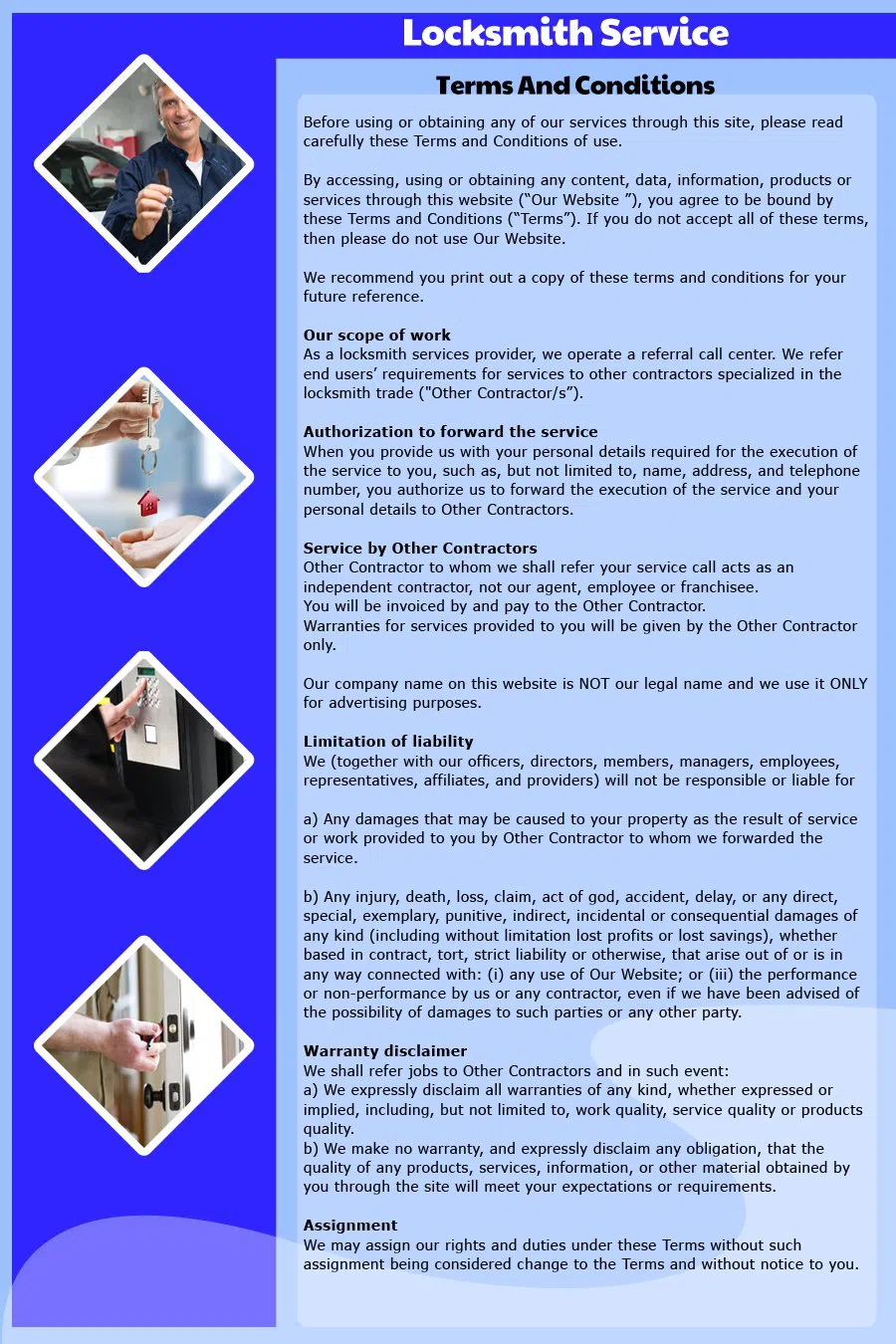 Express Locksmith Store Denver, CO 303-688-3070 - TermsAndCondition-15